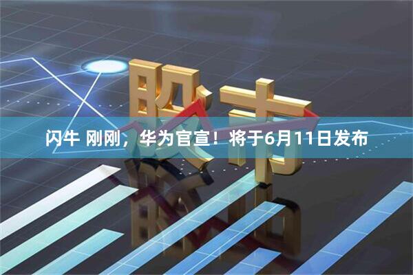 闪牛 刚刚，华为官宣！将于6月11日发布