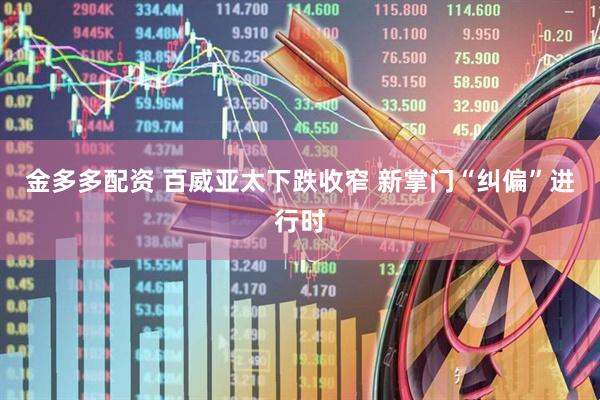 金多多配资 百威亚太下跌收窄 新掌门“纠偏”进行时