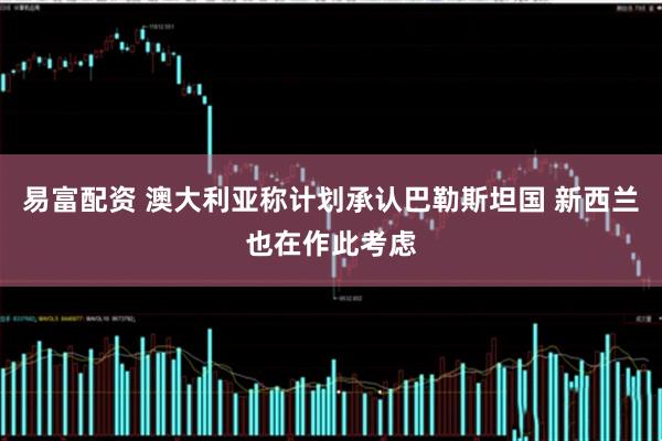 易富配资 澳大利亚称计划承认巴勒斯坦国 新西兰也在作此考虑
